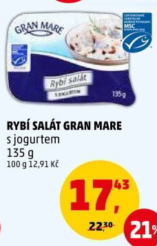 Salát rybí s jogurtem Gran Mare
