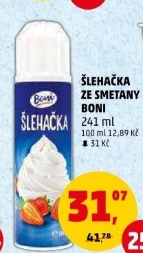 Šlehačka ve spreji Boni