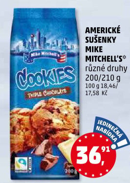Sušenky americké Mike Mitchell'