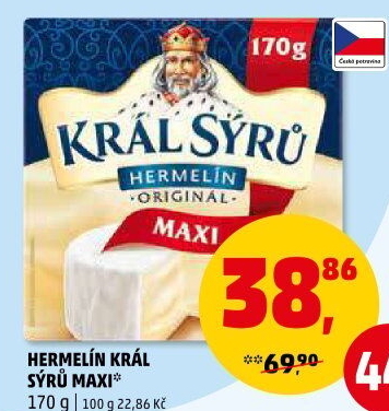 Sýr Hermelín Král sýrů