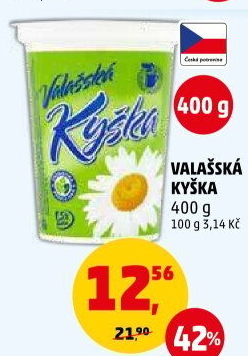 Valašská kyška Mlékárna Valašské Meziříčí