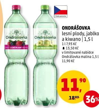 Voda ochucená Ondrášovka