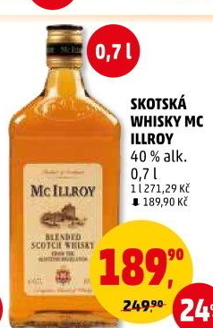 Whisky Mc Illroy Blended