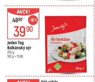 Jeden Tag Balkánský sýr
