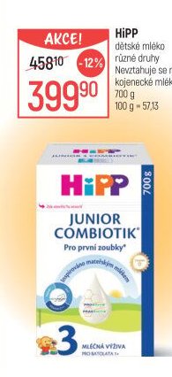 HiPP dětské mléko