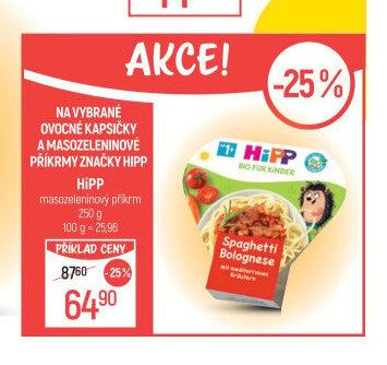 HiPP masozeleninový příkrm