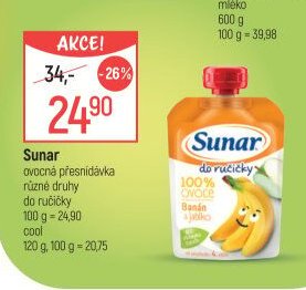 Sunar ovocná přesnídávka do ručičky
