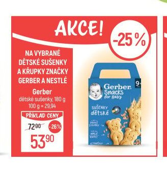 Gerber dětské sušenky