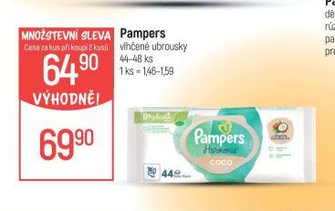Pampers vlhčené ubrousky