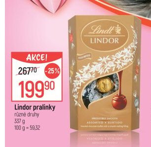 Lindor pralinky