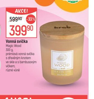 Vonná svíčka Magic Wood