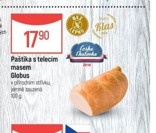 Paštika s telecím masem Globus