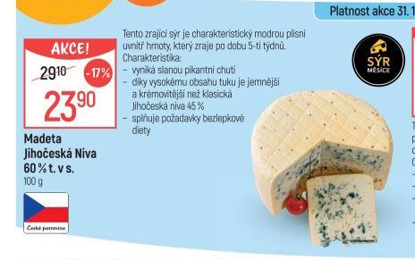 Madeta Jihočeská Niva