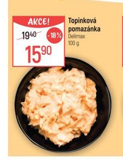 Topinková pomazánka Delimax