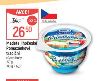 Madeta Jihočeské Pomazánkové tradiční