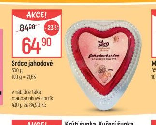 Srdce jahodové