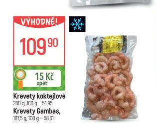 Krevety koktejlové, Krevety Gambas