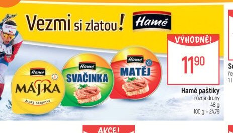 Hamé paštiky