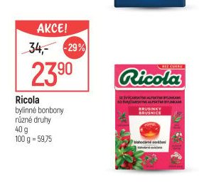 Ricola bylinné bonbony