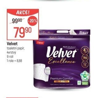Velvet toaletní papír