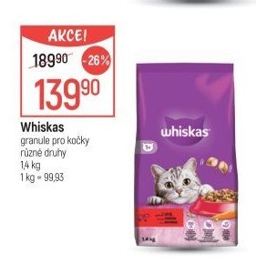 Whiskas granule pro kočky