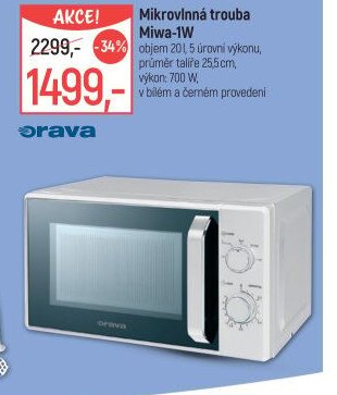 Mikrovlnná trouba Miwa-1W