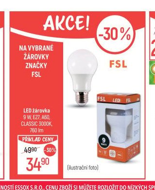 LED žárovka FSL