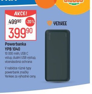 Powerbanka YPB 1040