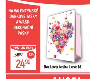 Dárková taška Love M