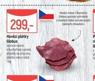 Hovězí plátky Globus