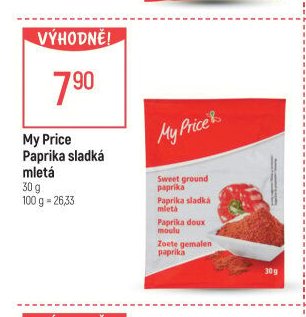 My Price Paprika sladká mletá