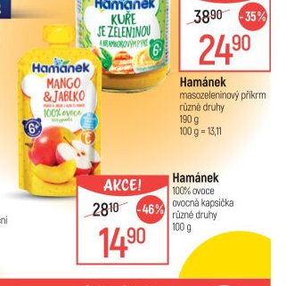 Hamanek ovocná kapsička