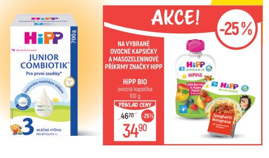 HiPP BIO ovocná kapsička