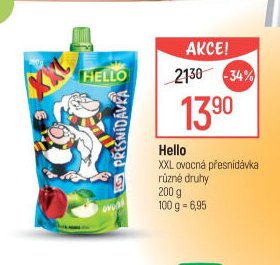 Hello XXL ovocná přesnídávka