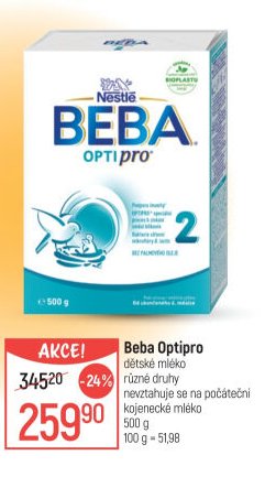 Beba Optipro dětské mléko