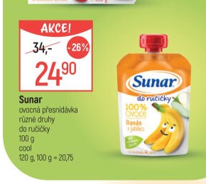 Sunar ovocná přesnídávka do ručičky