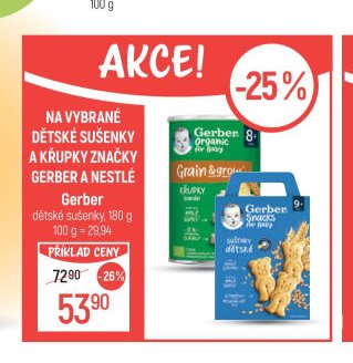 Gerber dětské sušenky
