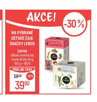 Leros dětský čaj