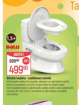 Dětská toaleta - vzdělávací nočník