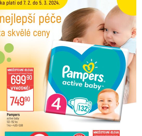 Pampers active baby