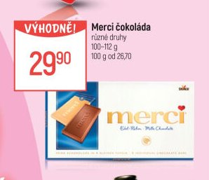 Merci čokoláda