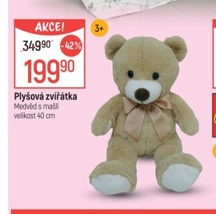 Plyšová zvířátka Medvěd s mašlí
