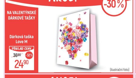 Dárková taška Love M