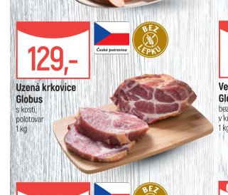 Uzená krkovice Globus