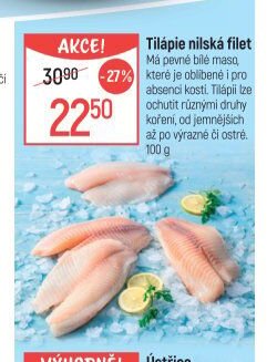 Tilápie nilská filet