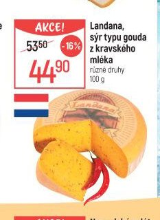 Landana, sýr typu gouda z kravského mléka