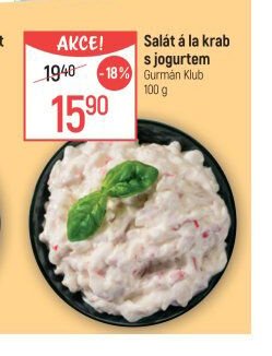 Salát á la krab s jogurtem Gurmán Klub