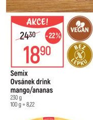 Semix Ovsánek drink mango/ananas
