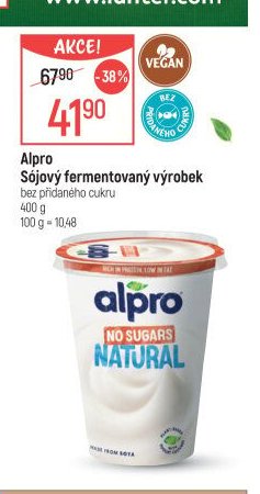 Alpro Sójový fermentovaný výrobek bez přidaného cukru