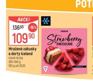 Mražené zákusky a dorty Iceland